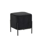 Αγόρασε BELLA/S ΣΚΑΜΠΟ BLACK VELVET ΥΦΑΣΜΑ 36X36Χ38εκ. σε μοναδική τιμή στο clickforshop.gr