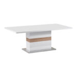 Αγόρασε Τραπέζι Zoekrin Inart λευκό mdf 200x100x76εκ σε μοναδική τιμή στο agoraepiplou.gr