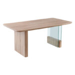 Αγόρασε Tραπέζι Faghan pakoworld καφέ mdf 180x90x76εκ σε μοναδική τιμή στο agoraepiplou.gr