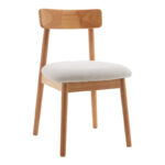 Αγόρασε Καρέκλα Tullo pakoworld rubberwood σε φυσική απόχρωση 46x45x78εκ σε μοναδική τιμή στο agoraepiplou.gr