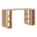Αγόρασε Γραφείο Colmar pakoworld σε oak απόχρωση 140x60x75εκ σε μοναδική τιμή στο agoraepiplou.gr