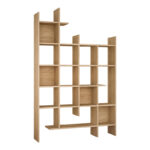 Αγόρασε Βιβλιοθήκη Manco pakoworld σε oak απόχρωση 122x25.5x188εκ σε μοναδική τιμή στο agoraepiplou.gr