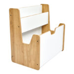 Αγόρασε Ραφιέρα Crane pakoworld φυσικό-λευκό mdf 57x34x55εκ σε μοναδική τιμή στο agoraepiplou.gr
