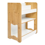Αγόρασε Ραφιέρα Seagull pakoworld φυσικό-λευκό mdf 57x34x70εκ σε μοναδική τιμή στο agoraepiplou.gr