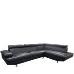 Αγόρασε Καναπές Γωνιακός ArteLibre MASAL Μαύρο PU 280x185x85cm σε μοναδική τιμή στο agoraepiplou.gr