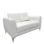 Αγόρασε Καναπές Διθέσιος ArteLibre ELFRIC Λευκό PU 142x81x81cm σε μοναδική τιμή στο agoraepiplou.gr