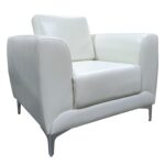 Αγόρασε Πολυθρόνα ArteLibre ELFRIC Λευκό PU 89x81x81cm σε μοναδική τιμή στο agoraepiplou.gr