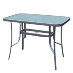 Αγόρασε Τραπέζι Μεταλλικό ArteLibre SUN Γκρι 150x90x70cm σε μοναδική τιμή στο agoraepiplou.gr