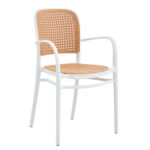 Αγόρασε Πολυθρόνα Κήπου ArteLibre CANARY Λευκό/Μπεζ PP 55x52x86cm σε μοναδική τιμή στο agoraepiplou.gr