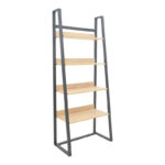 Αγόρασε Βιβλιοθήκη Ryder pakoworld σε oak-μαύρη απόχρωση 75x36x185εκ σε μοναδική τιμή στο agoraepiplou.gr