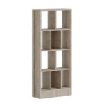Αγόρασε Βιβλιοθήκη Dividre pakoworld sonoma oak μελαμίνης 80x30x181εκ σε μοναδική τιμή στο agoraepiplou.gr