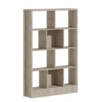 Αγόρασε Βιβλιοθήκη Dividre pakoworld sonoma oak μελαμίνης 120x30x181εκ σε μοναδική τιμή στο agoraepiplou.gr