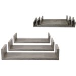 Αγόρασε Σετ Ράφια Γκρι Δρυς 60x15.5x8cm/50x15.5x8cm/40x15.5x8cm 3Τμχ σε μοναδική τιμή στο agoraepiplou.gr