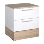 Αγόρασε το Κομοδίνo Base Megapap σε χρώμα λευκό - sonoma 45x40x52εκ. σε μοναδική τιμή στο agoraepiplou.gr