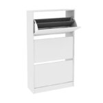 Αγόρασε το Παπουτσοθήκη μελαμίνης Flat Duo Megapap 18 ζεύγων σε χρώμα λευκό 73x26x119εκ. σε μοναδική τιμή στο agoraepiplou.gr