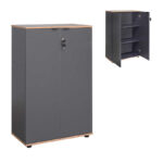 Αγόρασε το Ντουλάπι γραφείου Rio Megapap με κλειδαριά χρώμα ανθρακί 72x34x109εκ. σε μοναδική τιμή στο agoraepiplou.gr