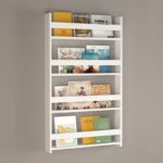 Αγόρασε το Επιτοίχια βιβλιοθήκη - ραφιέρα Montessori Megapap από μελαμίνη χρώμα λευκό 74x10x120εκ. σε μοναδική τιμή στο agoraepiplou.gr