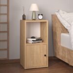 Αγόρασε το Κομοδίνο Vito Megapap χρώμα sapphire oak 34x30x66